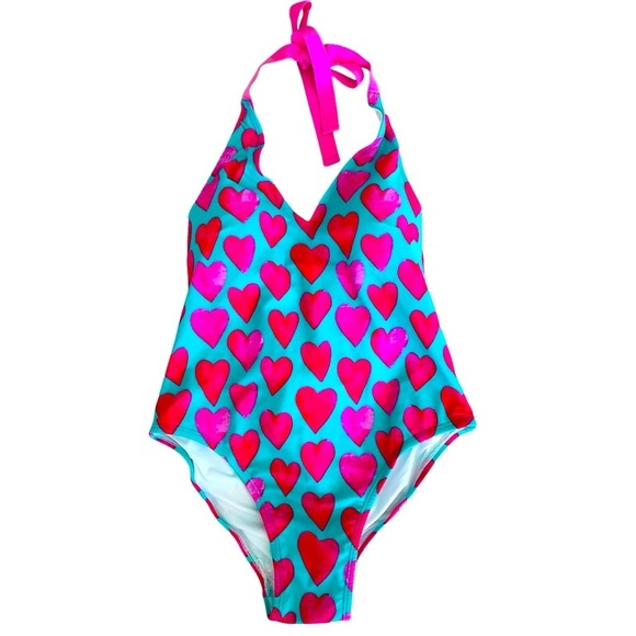 Posh Peanut Other - NWT Posh Peanut Women's 1 Pc Bathing Suit Swimsuit Hearts Medium 4-6